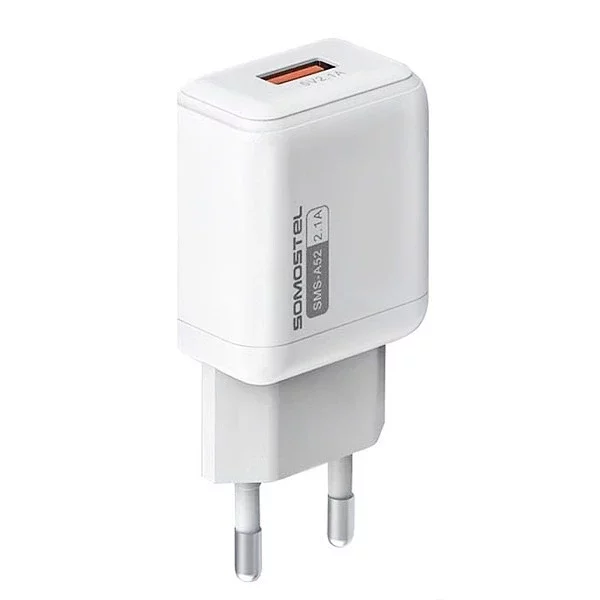 Somostel USB 2.1A 10W Wall Charger SMS-A52 White