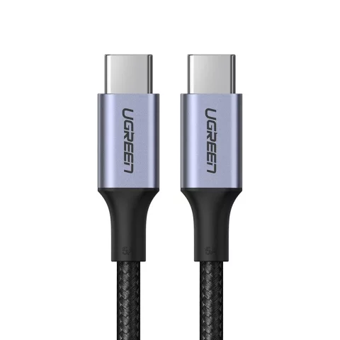 Ugreen cable cable USB Type C - USB Type C 5 A 100 W Power Delivery Quick Charge 3.0 FCP 480 Mbps 2 m gray (70429 US316)