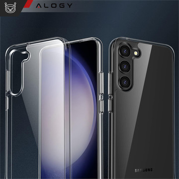 Pouzdro pro Samsung Galaxy S24 Plus Back Cover Hybrid Clear Case Alogy Transparent Glass