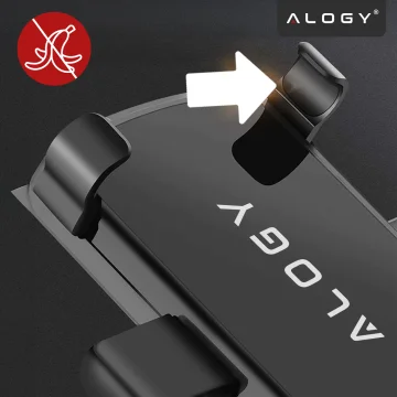 Alogy car holder for a phone up to 7.2 inches for a mirror cockpit black