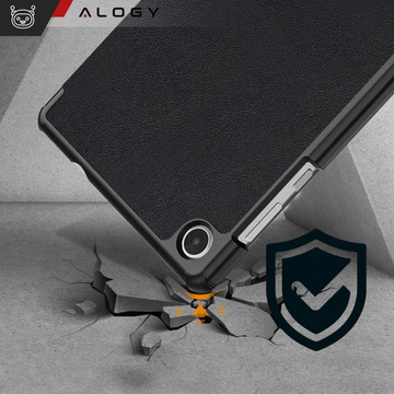 Case for Lenovo Tab M8 4gen TB300XU TB300FU Book Cover Case Alogy Black