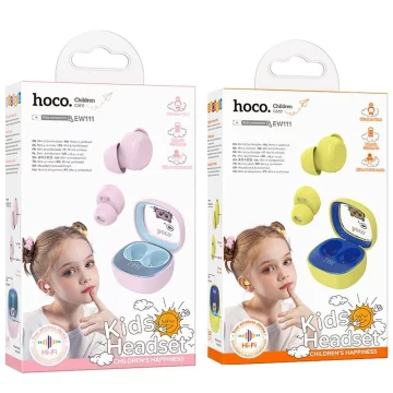 TWS-Kopfhörer für Kinder Hoco EW111 Bluetooth 5.4 Rosa