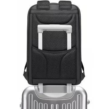 Bange Waterproof Backpack Laptop Bag 15.6" City Travel 48x31x16 cm for Work School Plane Men's Women's with USB Port Black