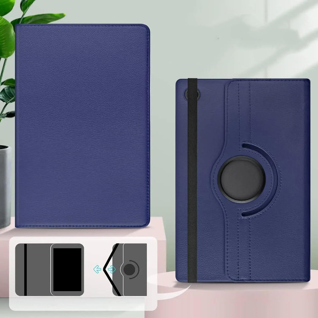 Pouzdro pro Samsung Galaxy Tab A9 Plus 2023 11" (X210/X215/X216) Otočný kryt Tablet Flip Cover Pouzdro Alogy Navy Blue Glass