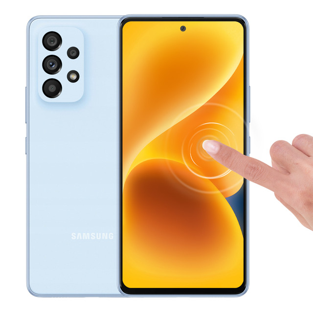 Hybridglas für Samsung Galaxy A53 5G Displayschutzfolie Alogy Flexi Glass 9H Hüllenfreundlicher flacher Displayschutz