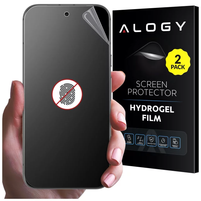 2x Folia "MATOWA" do Google Pixel 8 Hydrożelowa Alogy HydroSkin Matte Pro™ na ekran do etui "BEZ ODCISKU PALCÓW"