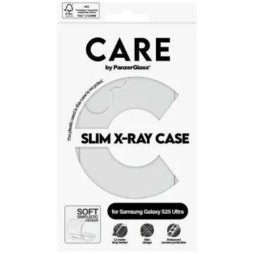 CARE Case für Samsung Galaxy S25 Ultra von PanzerGlass Fashion X-Ray Transparent