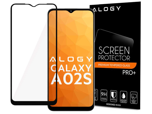 Alogy Full Glue ochranné sklo pro Samsung Galaxy A02s / A03s 164mm černé