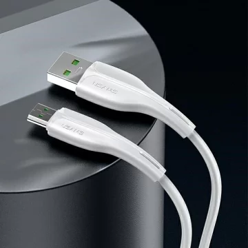 USAMS Cable U38 microUSB 4A Fast Charge for OPPO 1m white