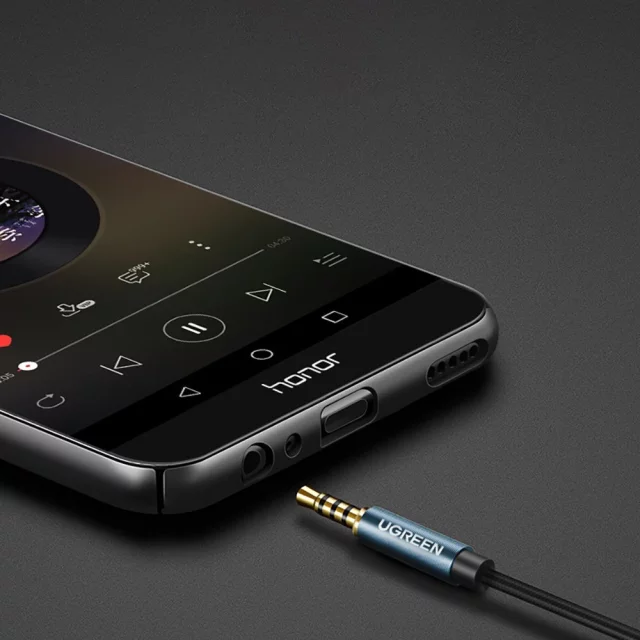 UGREEN cable to AUX mini jack extension adapter 3.5 mm 1.5 m blue (AV118)