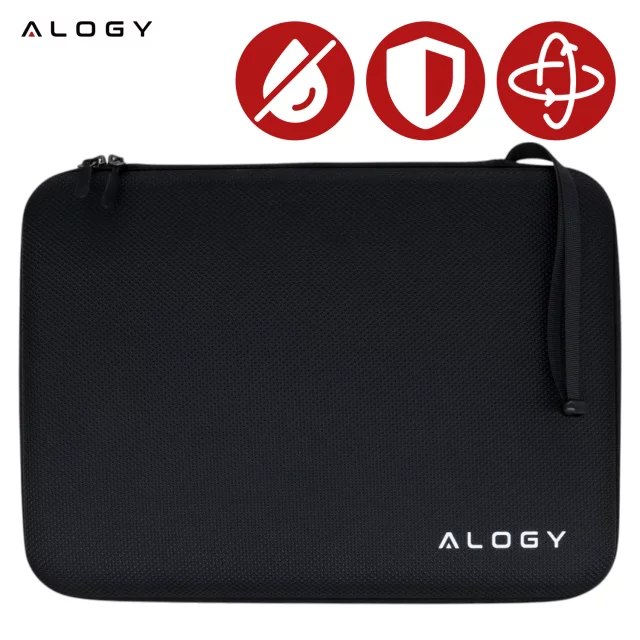 Laptop Sleeve, MacBook Air Pro 13.3" Alogy Hard Foam Bag Protective Case for 13-14" Laptops Black