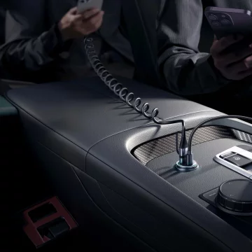 Mini ładowarka samochodowa Joyroom JR-CCN04 60 W USB-A & USB-C – czarna