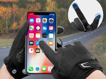 Cycling gloves XL RockBros cycling gloves S169-1-XL Black