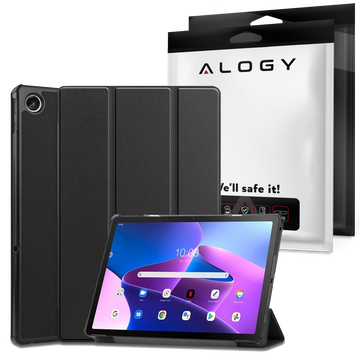 Etui Alogy Book Cover Case pro Lenovo M10 Plus 10,6" TB-125F / TB-128F Czarny