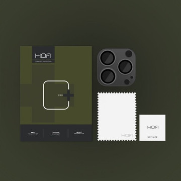 Osłona aparatu Szkło hartowane Hofi Fullcam Pro+ do Apple iPhone 15 Pro / 15 Pro Max Czarny