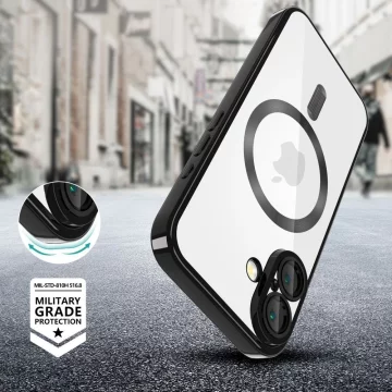 Pouzdro pro iPhone 16e Tech-Protect MagFlex MagSafe Shiny Black