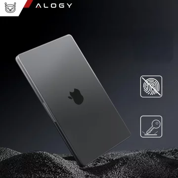 Protective Case for Apple Macbook Pro 16 - M1/M2/M3/M4 2021-2024 2025 Alogy AirGuard™ Flexible Case Matte Black