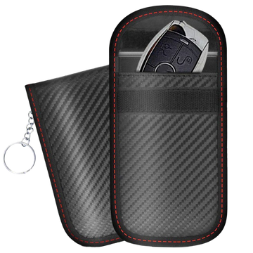 Pouzdro proti krádeži x2 na klíče Alogový kryt blokující signál 14x9,5cm