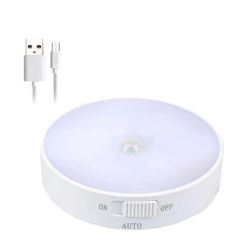 4x Lampa LED pohybový senzor soumrak noční lampa Alogy Sensor Light Bezdrátové osvětlení nábytku Bílé světlo 6000k