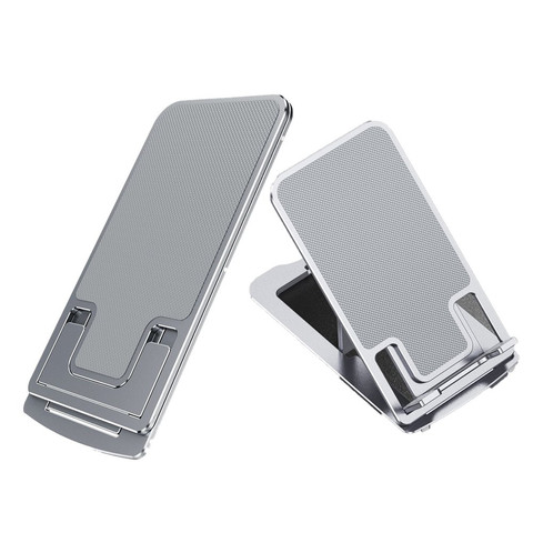 Alogy Nastavitelný stojánek na telefon Skládací stojánek na stůl stříbrný