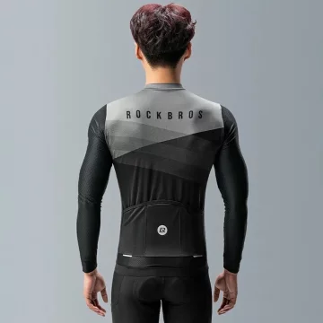 Rockbros 15120009002 Long Sleeve Cycling Jersey Spring/Summer M - Black