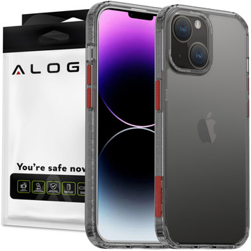 Alogy Protective Case Schutzhülle für Apple iPhone 14 Plus Schwarz und transparent