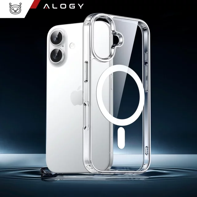 Etui do Apple iPhone 16 Plus obudowa Alogy Anti-Shock Hybrid Case do MagSafe + szkło hartowane