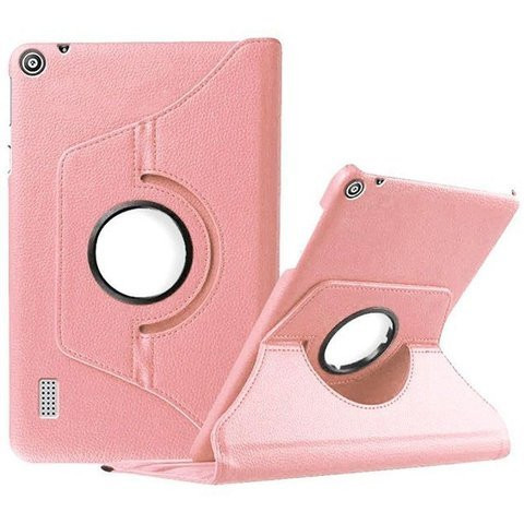 360 Rotating Case for Huawei MediaPad T3 7.0 Pink