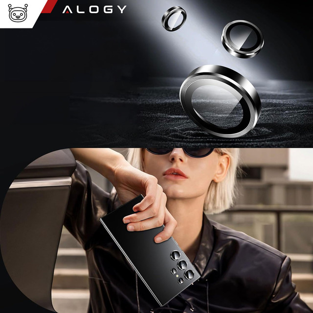 Alogy Lens Protector PRO Schutzhülle Glas für Samsung Galaxy S24 Ultra Kameraabdeckung Objektiv Kameralinsen