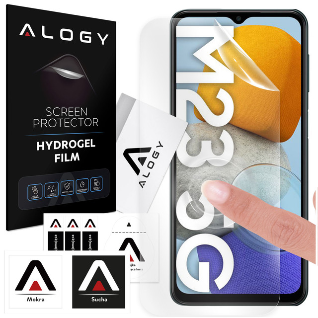 Hydrogelfolie für Samsung Galaxy M23 5G Handy-Displayschutzfolie Alogy Hydrogelfolie