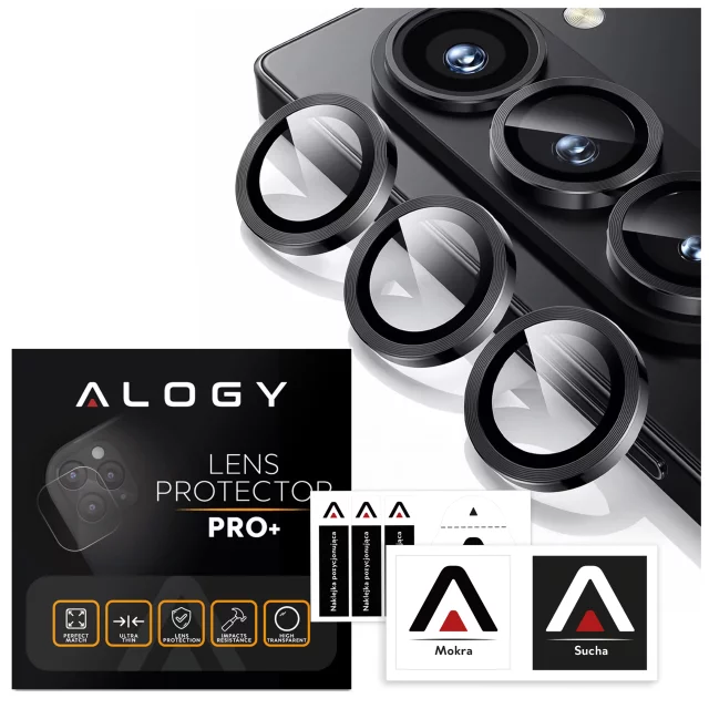 Szkło do Samsung Galaxy Z Fold 6 nakładka na aparat obiektyw obiektywy aparatu Alogy Lens Protector PRO+ Szkło Hartowane
