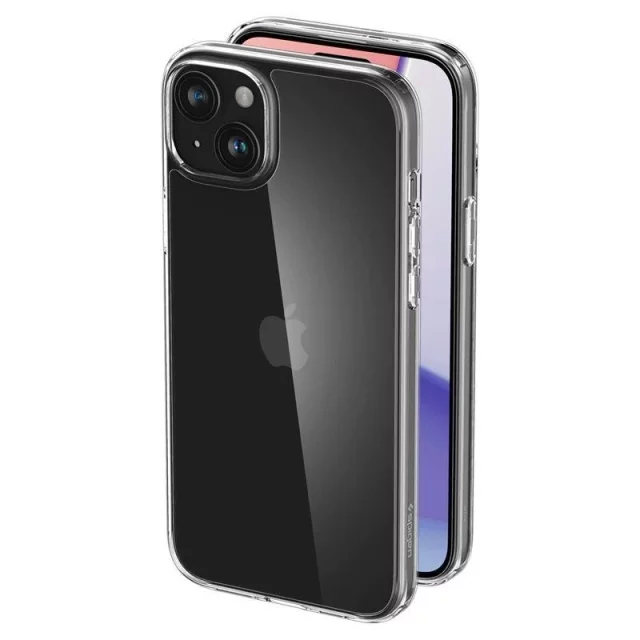 Kryt Spigen Airskin Hybrid pro Apple iPhone 15 Plus - průhledný