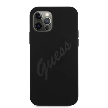 Ratet mal, GUHCP12LLSVSBK iPhone 12 Pro Max 6,7" czarny/schwarz Hardcase Script Vintage