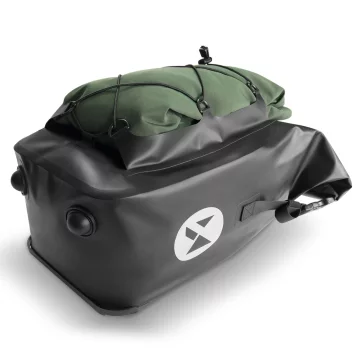 Wozinsky waterproof bicycle pannier bag 25l black (WBB24BK)