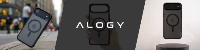 Alogy 3in1 Case Pack™ – Černý hybridní kryt MagSafe se 2 ochrannými tvrzenými skleněnými pouzdry pro Apple iPhone 17 Air