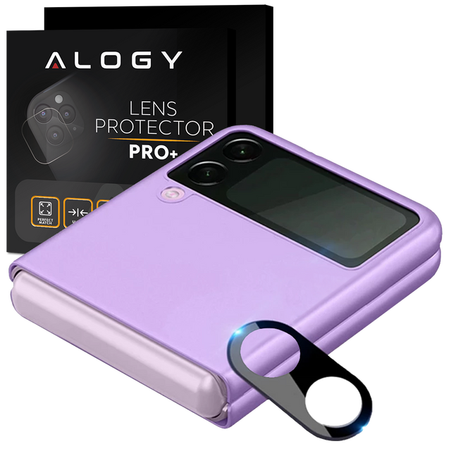 Alogy Lens Protector PRO Kovová ochrana fotoaparátu pro Samsung Galaxy Z Flip 3 černá