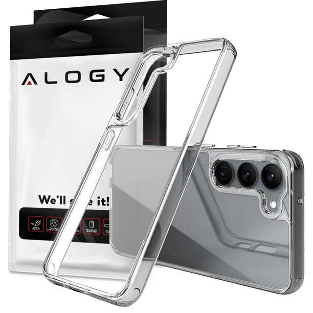 Alogy Hybrid Clear Case pro Samsung Galaxy S23 Plus Transparent
