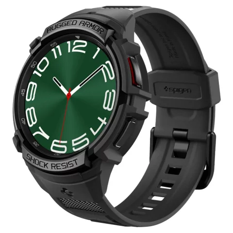 Etui Spigen Rugged Armor „Pro“ pro Samsung Galaxy Watch 6 Classic (47 mm) černá