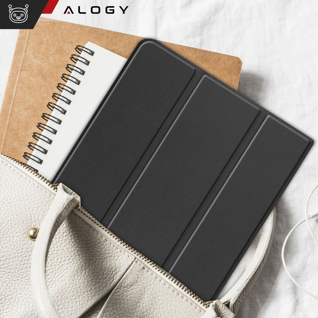 Lenovo Tab M9 2023 9" tablet case TB310XU TB310FU Case Alogy Book Cover Black Glass