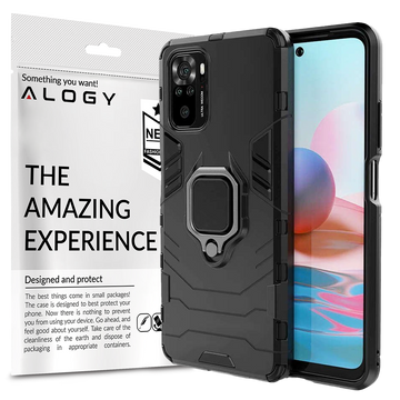 Etui Alogy Stand Ring Armor do Xiaomi Redmi Note 10/10s czarne