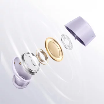 Bezdrátová sluchátka Baseus Bowie E18 TWS ENC IPX4 - fialová