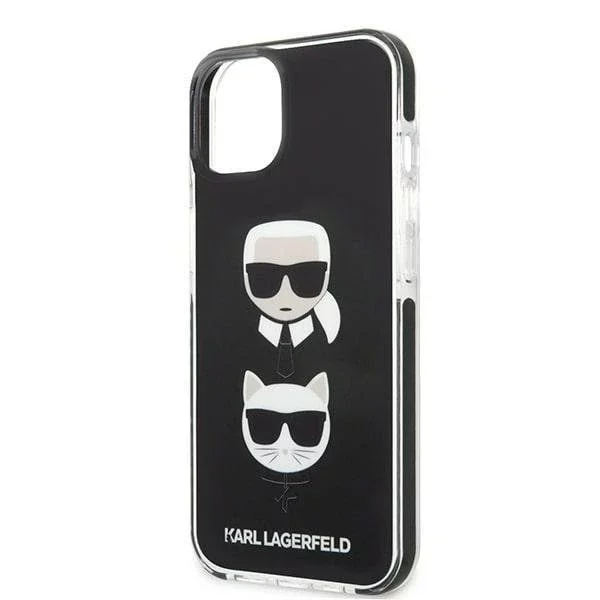 Ochranné pouzdro na telefon Karl Lagerfeld KLHCP13STPE2TK pro Apple iPhone 13 Mini 5,4" hardcase černá/černá Karl