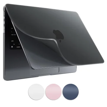 Protective Case for Apple Macbook Pro 16 - M1/M2/M3/M4 2021-2024 2025 Alogy AirGuard™ Flexible Case Matte Black
