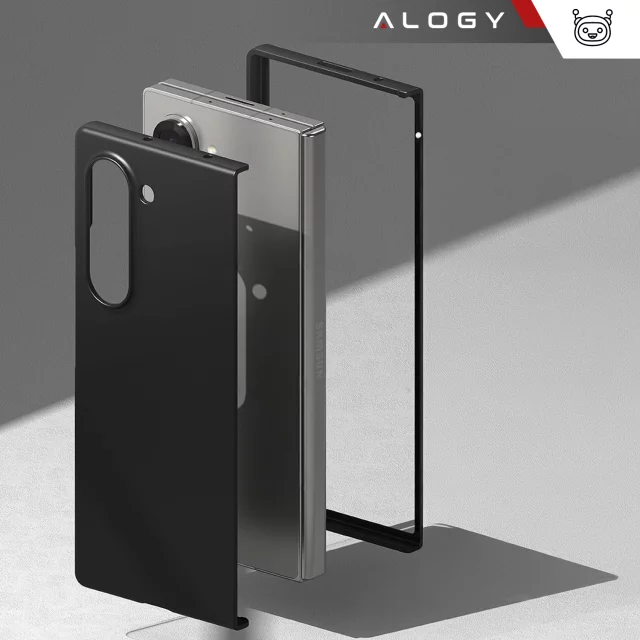 Case for Samsung Galaxy Z Fold 6 Case Thin Phone Case Alogy Protective Matte Black