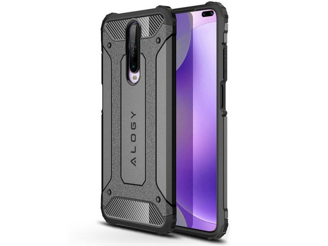 Pouzdro Alogy Hard Armor pro Xiaomi Redmi K30 / Poco X2 šedé sklo Alogy