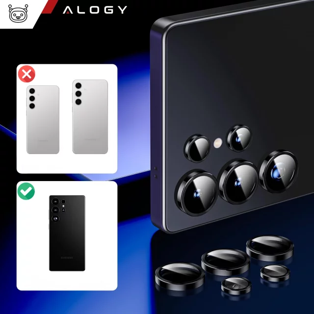 Glass For Samsung Galaxy S24 Ultra Camera Cover Lens Camera Lenses Alogy Lens Protector PRO Protective Cover