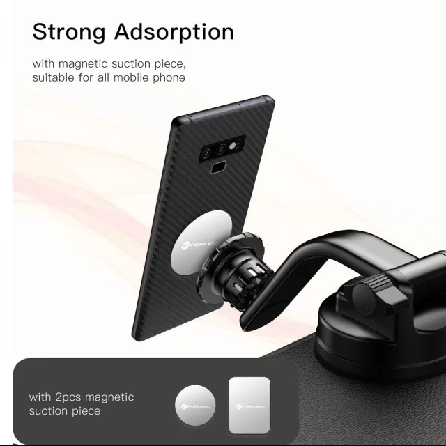 Forcell F-GRIP MagLuxe Magnetic 3in1 Car Holder with Adjustment