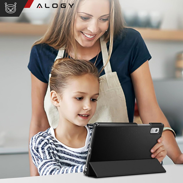 Lenovo Tab M9 2023 9" tablet case TB310XU TB310FU Case Alogy Book Cover Black Glass
