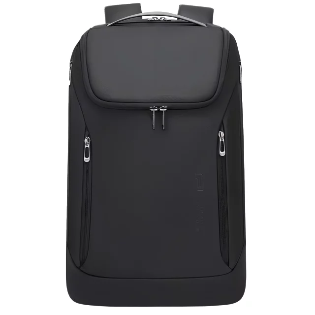 Bange Waterproof Backpack Laptop Bag 15.6" City Travel 48x31x16 cm for Work School Plane Men's Women's with USB Port Black