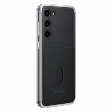 Samsung Frame Cover für Samsung Galaxy S23 Plus Hülle mit austauschbaren Rückseiten schwarz